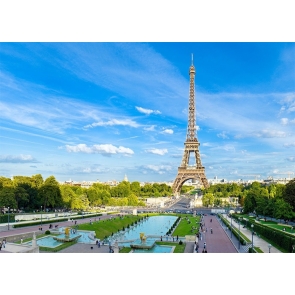 Paris Eiffel Tower Backdrop Party Studio Photography Background