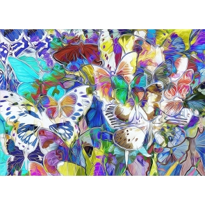 Abstract Bokeh Colorful Butterfly Backdrop Party Studio Photography Background