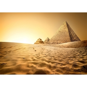 Egyptian Scenic Background Pyramid Desert Photography Backdrop For Stage Photography Prop