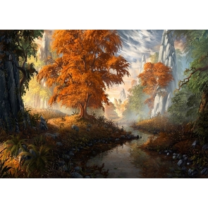 Oil Painting Fall Backdrop Studio Portrait Photography Background