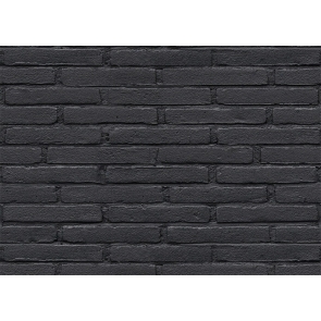 Retro Black Brick Wall Backdrop Studio Photography Background