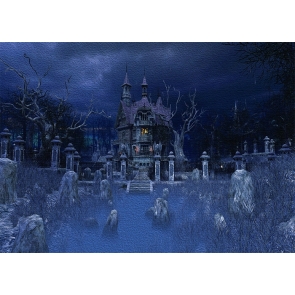 Scary Castle Halloween Backdrop Stage Studio Party Background