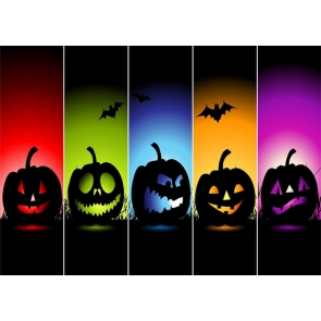 Various Styles Pumpkin Theme Happy Halloween Backdrop Party Photography Background