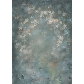 Abstract Printing Flowers  Texture Portrait Photography Backdrop