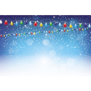 Snowflake Multicolor Lights Christmas Party Backdrop Decoration Prop
