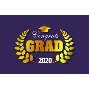 Personalized 2020 Graduation Backdrop Decorations Banner Background