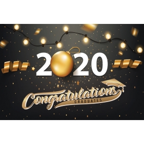 Personalized High School 2020 Graduation Backdrop Decorations Background