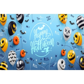 Boo Trick Or Treat Theme Halloween Backdrop Stage Party Background