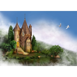  Fairy Tale World Wonderland Princess Castle Background Party Photography Backdrop