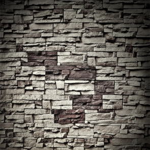 Retro Vintage Stone Brick Wall Backdrop Photoshoot Background