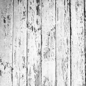 Retro Vintage Old White Paint Falling Off Vinyl Wood Backdrops