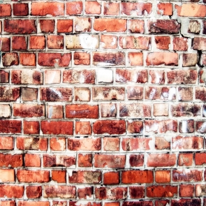 Vintage Red Brick Wall Backdrop Photography Background