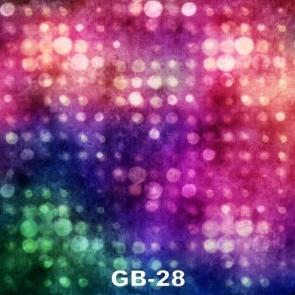 Retro Colorful Light Spot in Disco Vinyl Drop Studios Backdrops