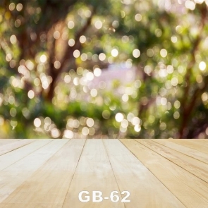 Vague Distant View Shining Spots Wood Floor Affordable Photography Backdrops