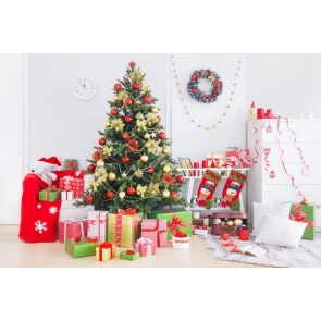 Gift Box Christmas Tree Backdrop Christmas Background