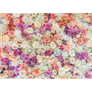 Vinyl 3D Baby Shower Floral Backdrop Bridal Shower Photography Background Decoration Prop