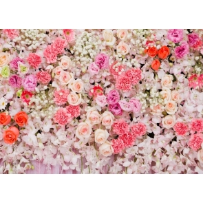 Various Colors Roses Personalized DIY Flower Wall Backdrop Wedding