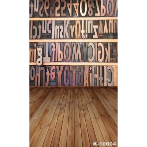 Professional Vinyl Wooden Floor Wall Personalized Backdrop