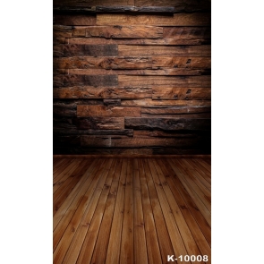 Personalized Vinyl Wooden Floor Wall Photography Background