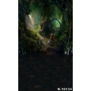 Fantastic Fairy Tale Grove Personalized Backdrop Vinyl Photography Backdrops