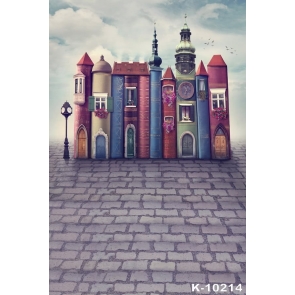 Book Castle in Fairy Tales Children's Photography Backdrops