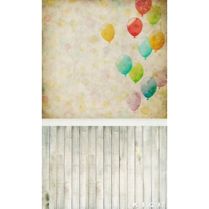 Full Of Childlike Colorful Balloons Background Walls Vinyl Studio Backdrop