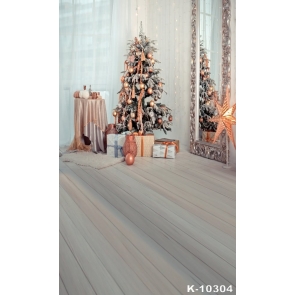  Covered With Golden Eggs Christmas Tree Backdrop