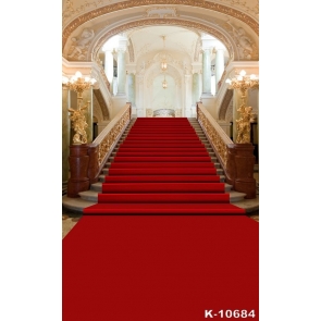 Grand Hall Red Carpet Stairs Wedding Best Large Photography Backdrops