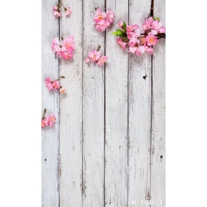 Wooden Board Flower Personalized Background Professional Backdrops