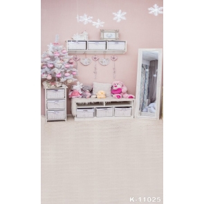 Girls Princess Bedroom Christmas Backdrops for Photography