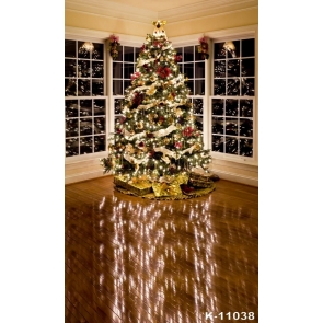 Christmas Tree Ring Bells Indoor Christmas Backdrops for Stage