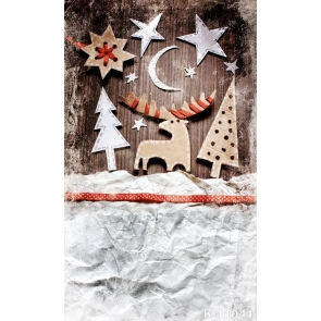Cartoon Christmas Backdrops for Photography