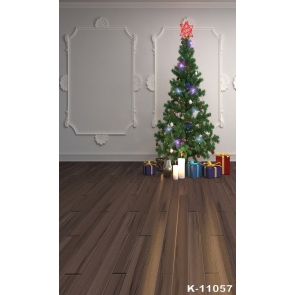 Modern Style Indoor Christmas Trees Gifts Backdrops for Photography