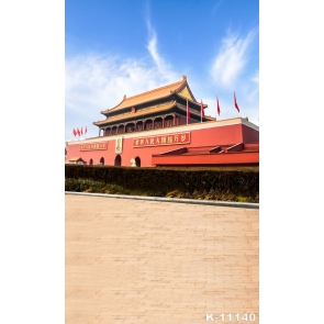 Chinese Capital Grand Rostrum of Tian An Men Building Vinyl Photography Backdrops
