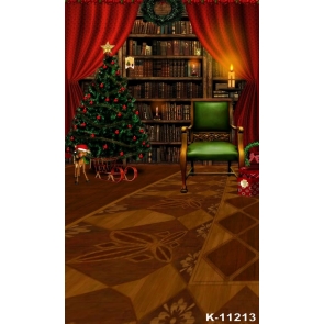 Christmas Tree in Study Backdrops for Photography