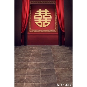 Ancient Chinese Wedding Ceremony Hall Inexpensive Photography Backdrops