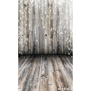 Personalized Wooden Wall Floor Background Vinyl Wood Backdrops