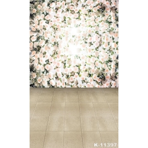 Flowers Wall Ceramic Tiles Floor Wedding Easy Backdrops for Photography