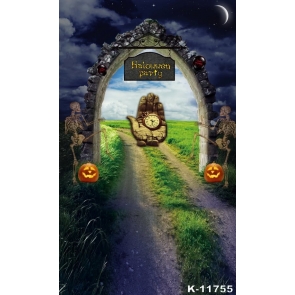 Skull Theme Halloween Party Backdrops And Props