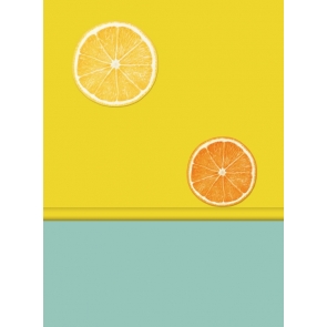 Summer Graphic Lemons Yellow Green Background Photo Backdrops