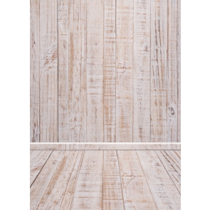 Wood Wall Backdrop Wood Floor Props for Photography Background