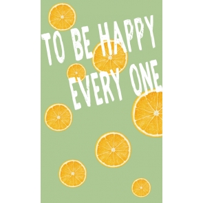 To Be Happy Every One Lemon Backdrop Studio Photography Background