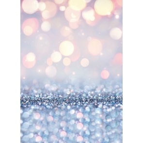 Silvery White Spots Bling Theme Bokeh Glitter Backdrop Baby Shower Birthday Photography Background 