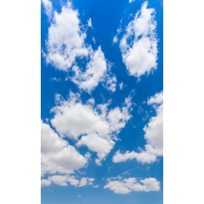 Blue Sky White Cloud Backdrop For Party Studio Photography Background Prop