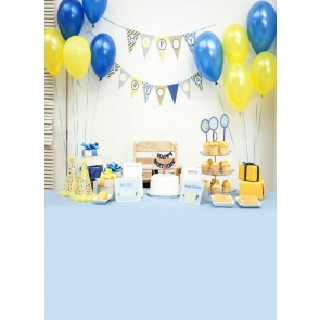 Balloon Cake Theme Kid Happy Birthday Party Backdrop Decoration Prop