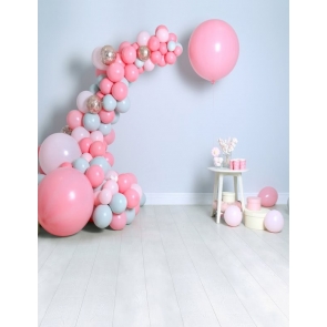 Baby Shower Backdrop With Balloons Custom Studio Portrait Photography Background Prop