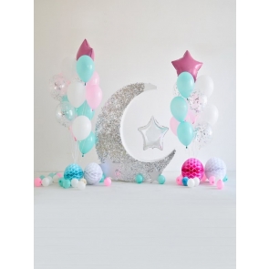 Kid Baby Shower Happy Birthday Party Backdrop With Balloon Photography Background Prop