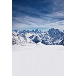 Snowy Mountain Backdrop  For Stage Photography Background