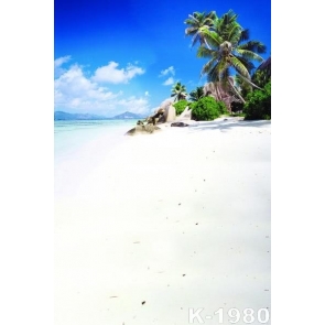 Summer Island Seaside Beach for Holiday Photo Backdrops