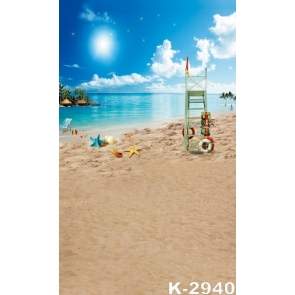 Summer Holiday Island Beach Photographic Backdrops